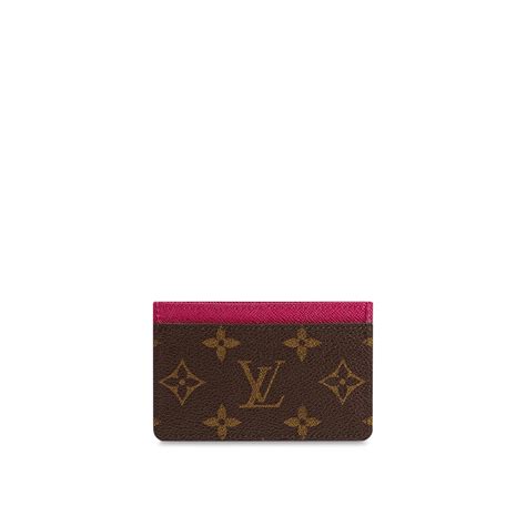 louis vuitton simple card holder|louis vuitton card holder monogram.